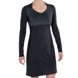 Mountain Hardwear Women's Mountain Stretch Dress Black Size L Built-in Shorts